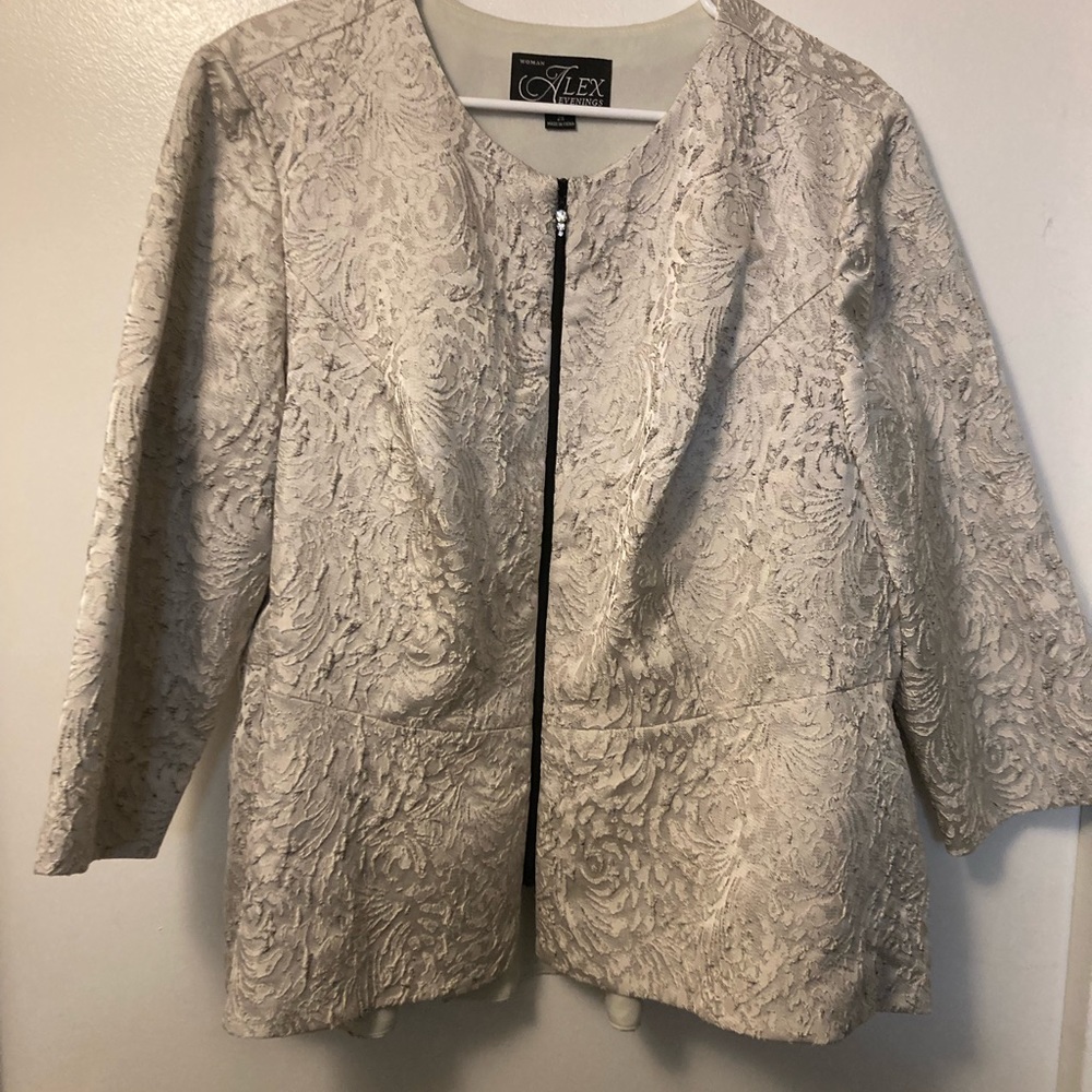 Only jacket cream color will work for many different skirts and dresses